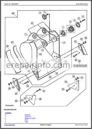 Photo 6 - JD 350DLC Technical Repair Manual TM2360