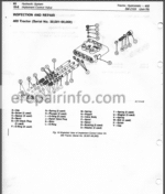 Photo 3 - JD 400 Service Manual Hydrostatic Tractor SM2103