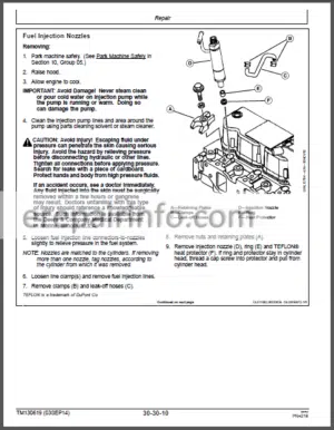 Photo 5 - JD 3033R 3038R 3039R 3045R 3046R Diagnostic and Repair Technical Manual TM130619