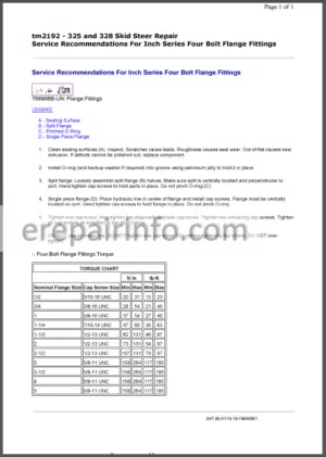 Photo 6 - JD 325 328 Technical Repair Manual TM2192