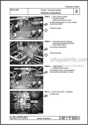 Photo 11 - Fendt Farmer 409 410 411 412 Workshop Manual Tractor