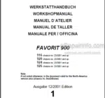 Photo 4 - Fendt Favorit 916 920 924 926 Workshop Manual Tractors