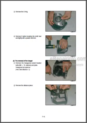 Photo 5 - Hyundai R210 R220LC-7H Repair Manual Crawler Excavator