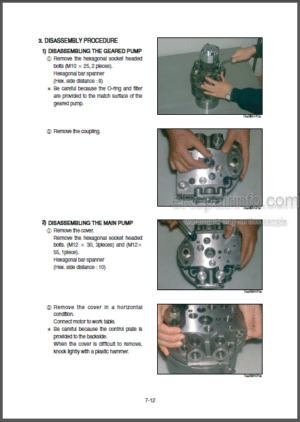 Photo 13 - Hyundai R55-7 Repair Manual Crawler Excavator