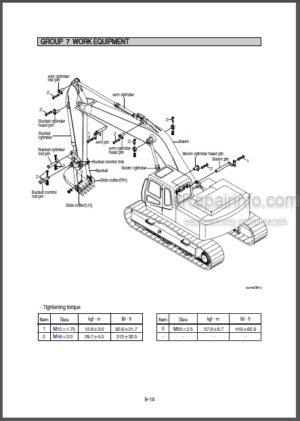 Photo 8 - Hyundai R140LC-7A Repair Manual Crawler Excavator