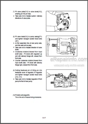 Photo 14 - Hyundai R140LC-7 Repair Manual Crawler Excavator