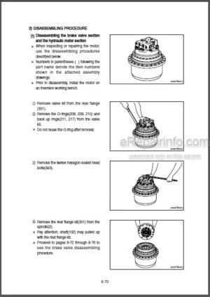 Photo 13 - Hyundai R160LC-7A Repair Manual Crawler Excavator