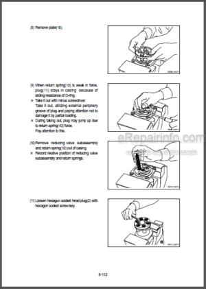 Photo 12 - Hyundai R180LC-7 Repair Manual Crawler Excavator