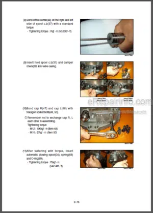 Photo 4 - Hyundai R290LC-7A Repair Manual Crawler Excavator