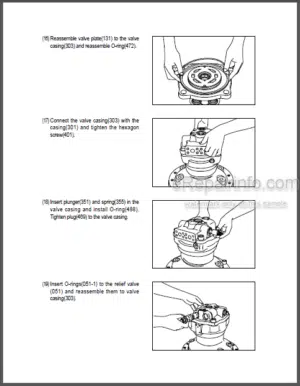 Photo 1 - Hyundai R290LC-7 Repair Manual Crawler Excavator