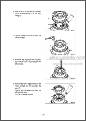 Photo 6 - Hyundai R300LC-7 Repair Manual Crawler Excavator