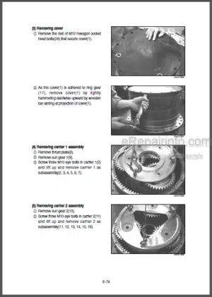 Photo 2 - Hyundai R305LC-7 Repair Manual Crawler Excavator