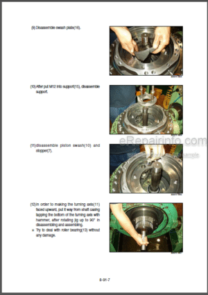 Photo 5 - Hyundai R320LC-3 Repair Manual Crawler Excavator