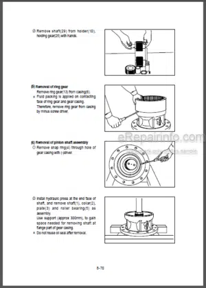 Photo 2 - Hyundai R360LC-3 Repair Manual Crawler Excavator