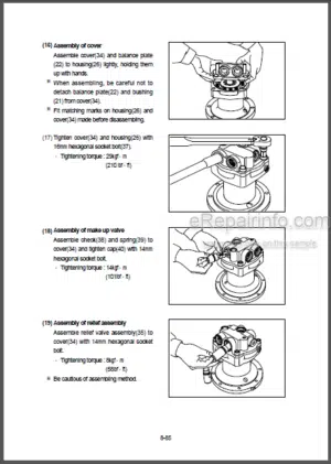 Photo 1 - Hyundai R450LC-3 Repair Manual Crawler Excavator