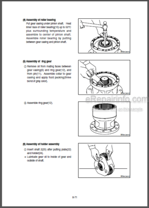 Photo 1 - Hyundai R450LC-7 Repair Manual Crawler Excavator