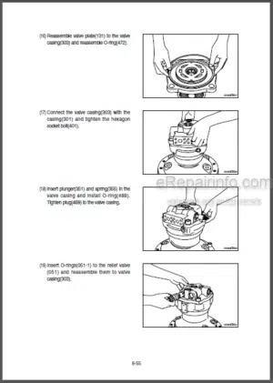 Photo 5 - Hyundai R450LC-7A R500LC-7A Repair Manual Crawler Excavator