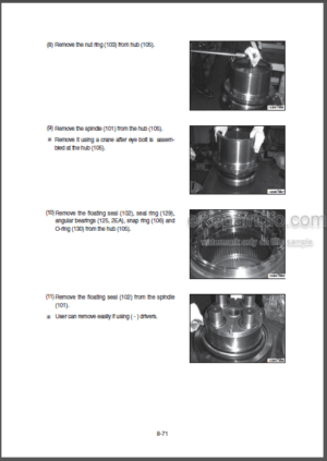 Photo 9 - Hyundai R140LC-9 Repair Manual Crawler Excavator