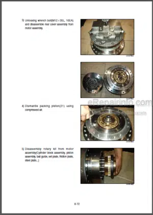 Photo 3 - Hyundai R210LC-7 #8001 Repair Manual Crawler Excavator