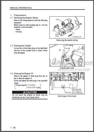 Photo 12 - Mitsubishi S3L S3L2 S4L S4L2 Service Manual Engine