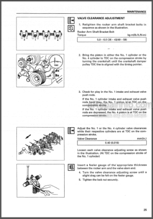 Photo 12 - Isuzu 4JG2 Service Manual Engine