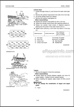 Photo 14 - Kubota 03-M-E2B Service Manual Engine