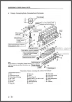 Photo 6 - Mitsubishi S4S S6S Service Manual Engine