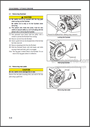 Photo 8 - Mitsubishi MT160-MT300D Shop Manual Tractors