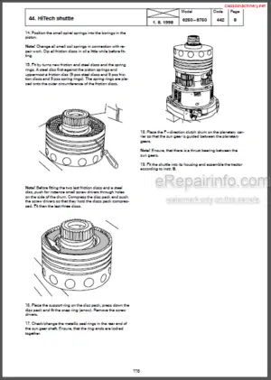 Photo 14 - Valtra Valmet 6000 Series 8000 Series Service Manual Tractors