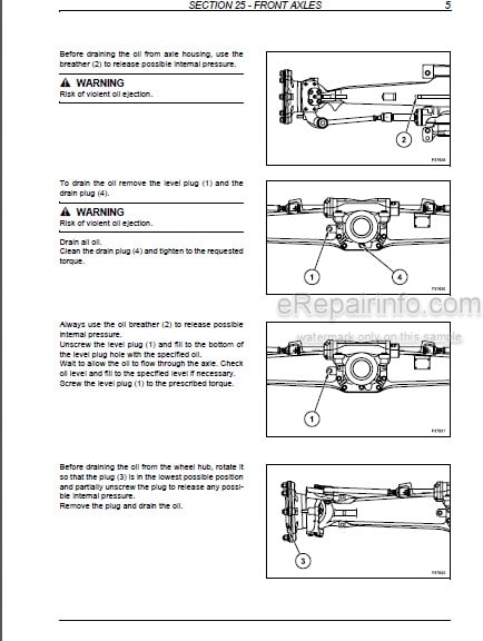 Photo 1 - Case 580SR 580SR+ 590SR 695SR Series 3 Service Manual Loader Backhoe 87643852B