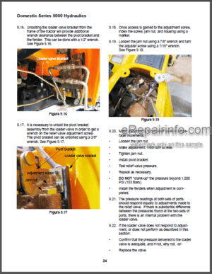 Photo 10 - Cub Cadet 5000 Series Service Manual Compact Tractor