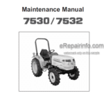 Photo 4 - Cub Cadet 7530 7532 Maintenance Manual Tractor