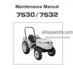 Photo 4 - Cub Cadet 7530 7532 Maintenance Manual Tractor