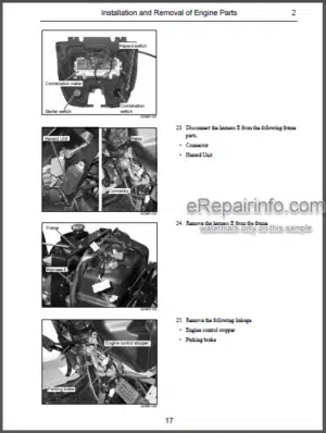 Photo 7 - Cub Cadet 7192-7195 7200-7275 7300 7305 Service Manual Compact Tractors