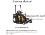 Photo 4 - Cub Cadet M48 Service Manual Tank