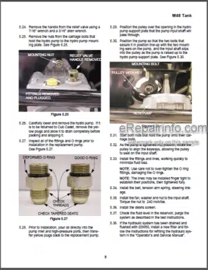 Photo 8 - Cub Cadet 805, 105, 1105, 1110, 1215, 1220, 1315, 1320, 1405, 1415, 1420, 1605, 1610, 1615, 1620, 1715 1720 Service Manual Lawn Tractors