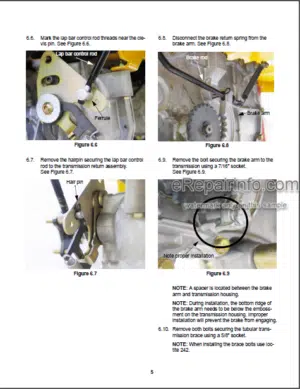 Photo 4 - Cub Cadet RZT Zero Turn Service Manual Rider