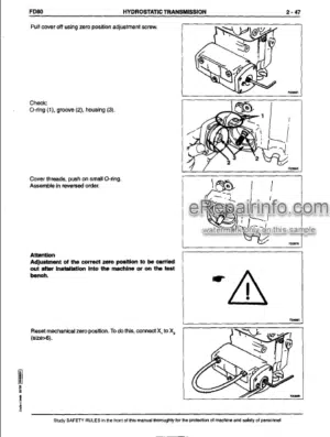 Photo 14 - Fiatallis FD80 Operation And Maintenance Instruction Manual Crawler Dozer