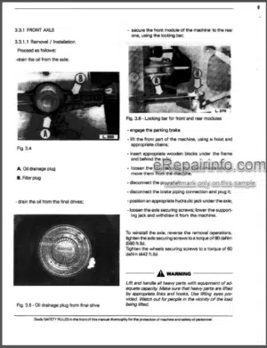 Photo 14 - Fiatallis FR180.2 Operation Maintenance And Service Manual Wheel Loader