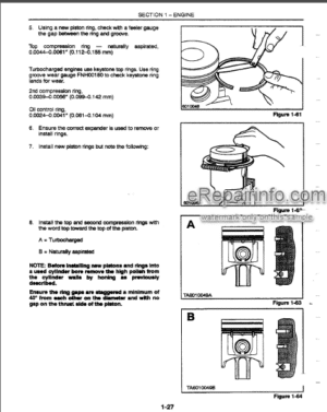 Photo 9 - Fiatallis FT110 Operation Maintenance / Parts Catalog And Service Manual Tractor Loader Backhoe