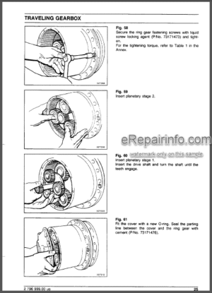 Photo 12 - Fiatallis FX140 FX140 LC Phoenix Series Operation Maintenance / Parts Catalog And Service Manual Crawler Excavator