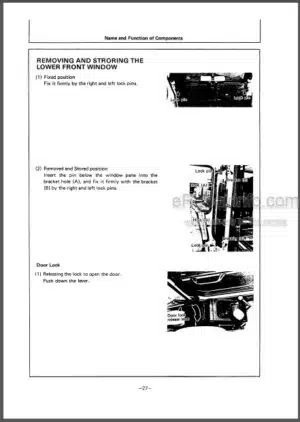 Photo 8 - Hitachi EX120 Operation Manual Hydraulic Excavator EM12H-1-4