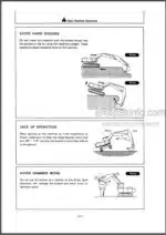 Photo 6 - Hitachi EX120 Operation Manual Hydraulic Excavator EM12H-1-4