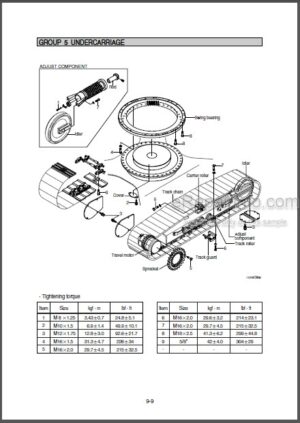 Photo 10 - Hyundai R110-7 Repair Manual Crawler Excavator