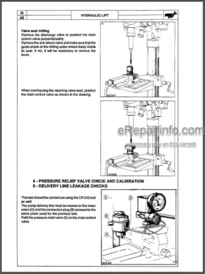 Photo 3 - Landini 6880 7880 8880 9880 Service Manual Tractors