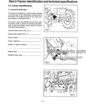 Photo 13 - Landini Atlantis 70 75 80 85 90 100 Ghibli 80 90 100 Training Repair Manual Tractors