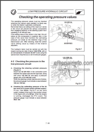 Photo 10 - Landini Rex 60 65 70 80 V 60 70 80 90 100 GE F L GT Training Repair Manual Tractors