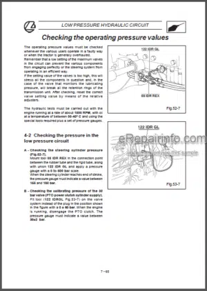 Photo 4 - Landini Rex 60 65 70 80 V 60 70 80 90 100 GE F L GT Training Repair Manual Tractors