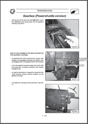 Photo 13 - Landini Rex 60 70 80 75 GE 85 GE 95 GE 105 GE F GT Training Repair Manual Tractors