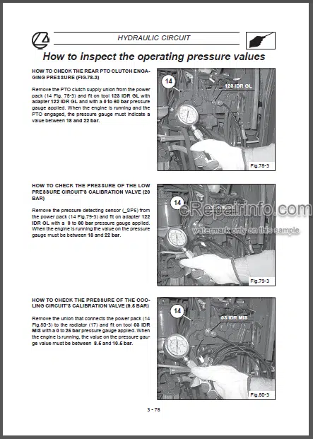 Photo 1 - Landini Rex 70 GT 80GT 90 F GT 100F Delta Shift Training Repair Manual Tractors